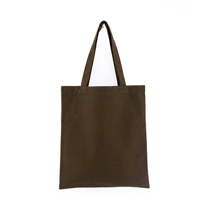 Solid Color Canvas Bags Shopping StorageBags Tote Bag Eco-friendly Shopping Bags