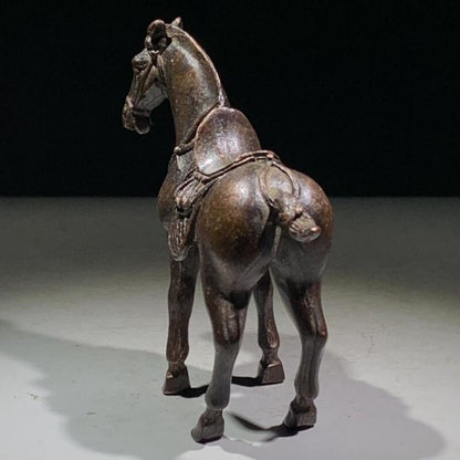 Chinese copper horse table Ornament Statue Tea Pet home decoration fortune lucky