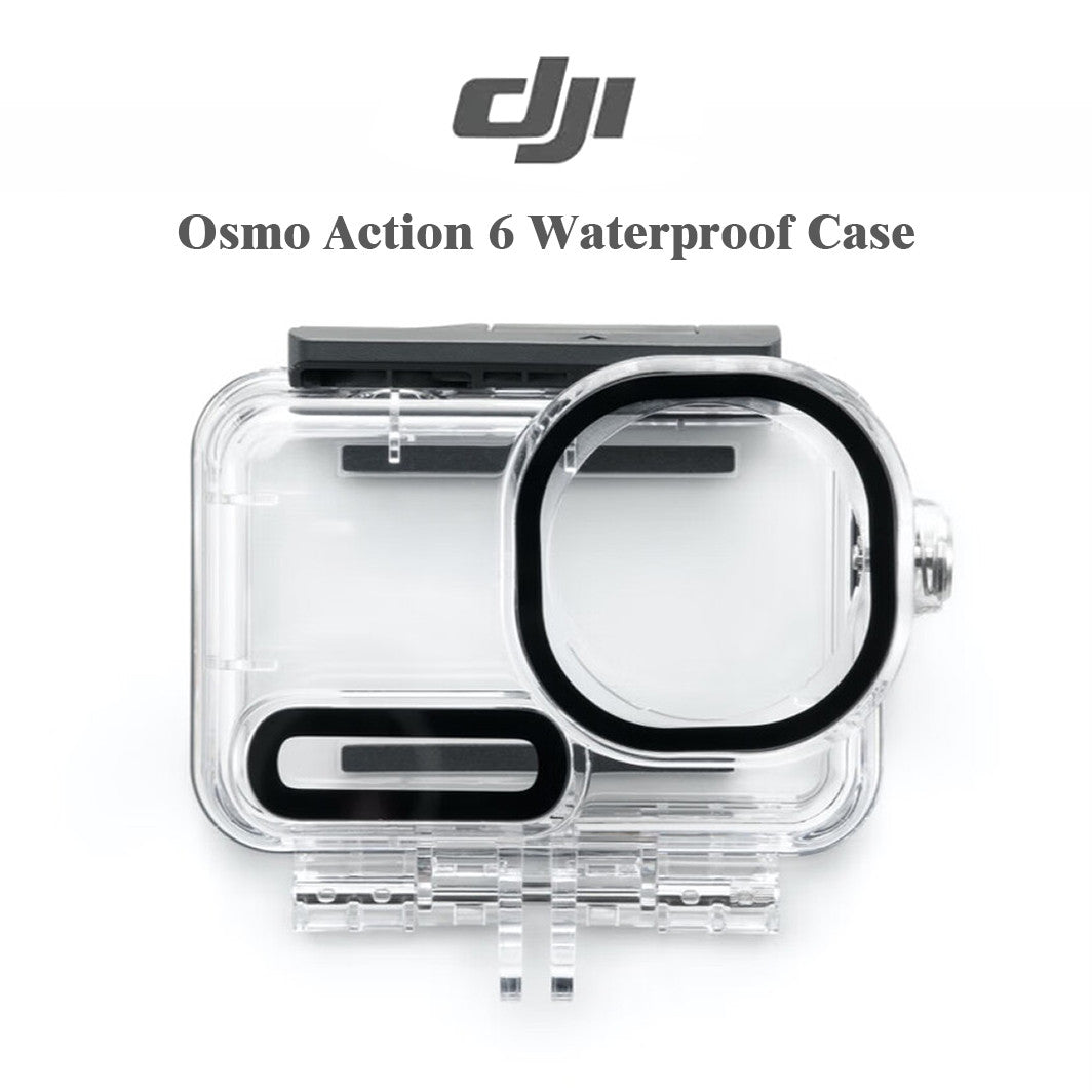 DJI Osmo Action 6 Waterproof Case – 60m Depth + 6 Anti-Fog Foams