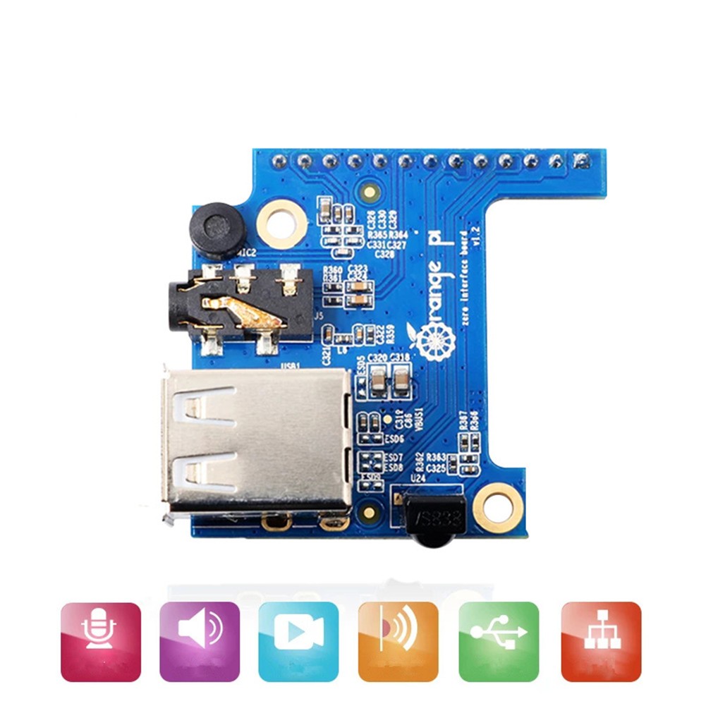 2-USB Specialized Expansion Board Module for Orange Pi Zero/Zero Plus/Zero Plus2