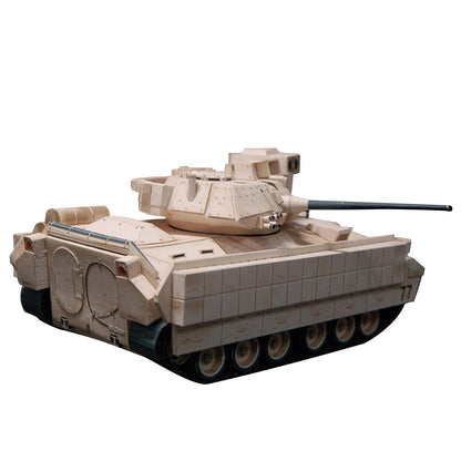 DIY US M2 Bradley Infantry Fighting Vehicle Paper Model 1:43 Handmade Model