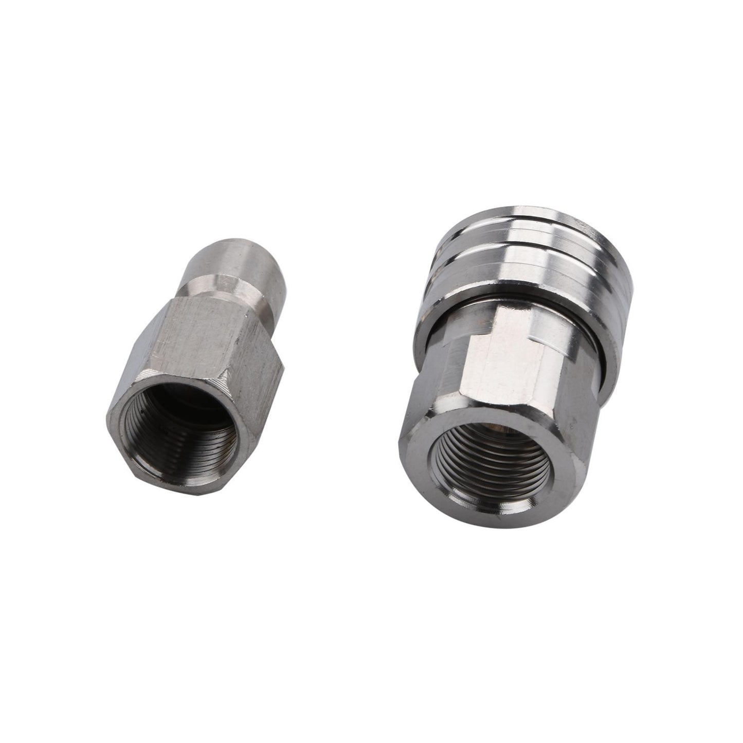 Stainless Pressure Washer Adapter Set Swivel to 3/8 inch Quick Connect
