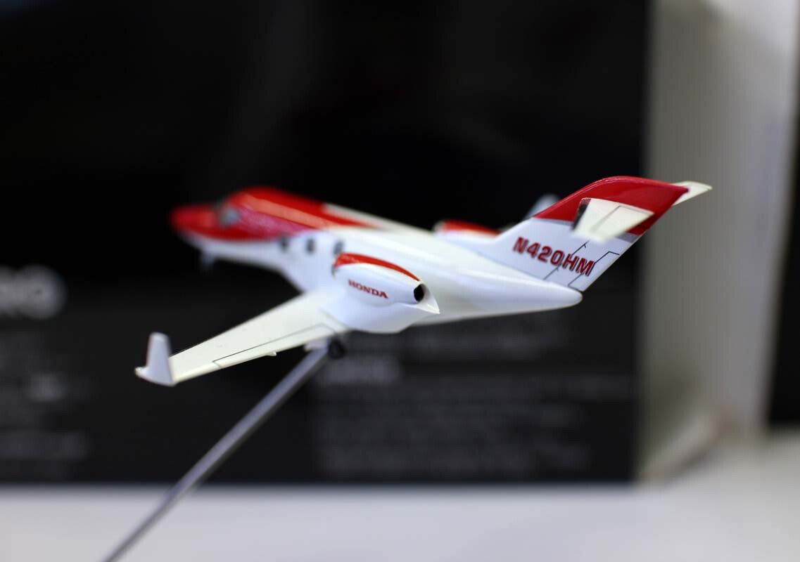 Ebbro for Hondajet Private business jet Red 1/144 diecast plane model aircraft