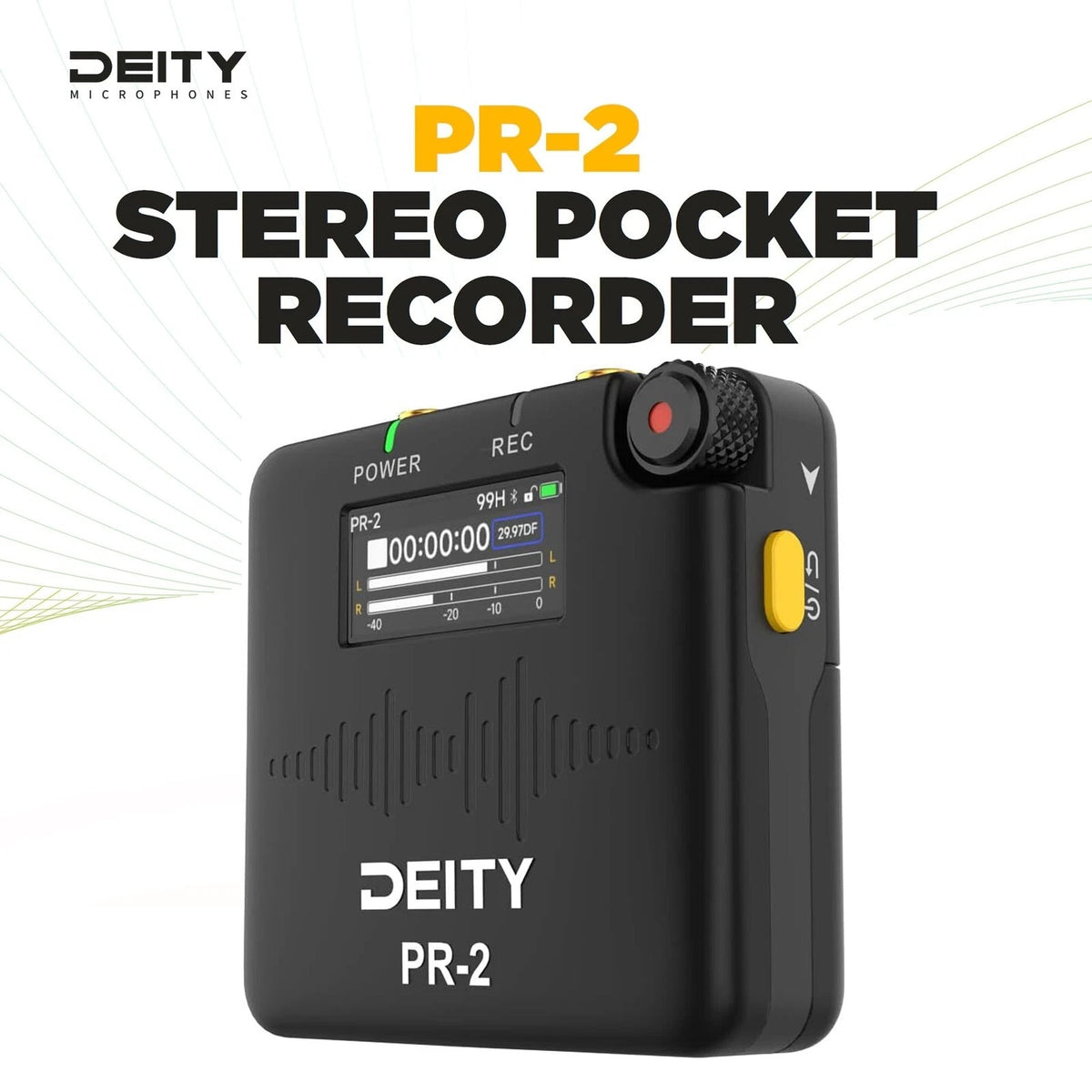 Deity PR-2 PR2 Pocket Audio Recorder with 32-Bit Float Recording Mic APP Control