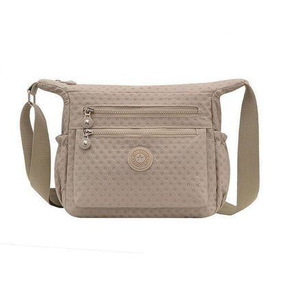 Ladies Shoulder Bags Women Nylon Handbag Zipper Purses Messenger Crossbody Bag