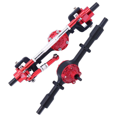 1/16 RC Car Upgrade Metal Front + Rear Axle Kit for WPL C14 C24 B14 B24 B16 B36