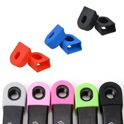 Bike Crank Protector 2Pcs Bicycle Accessories MTB Road Carbon Crankset Silicone