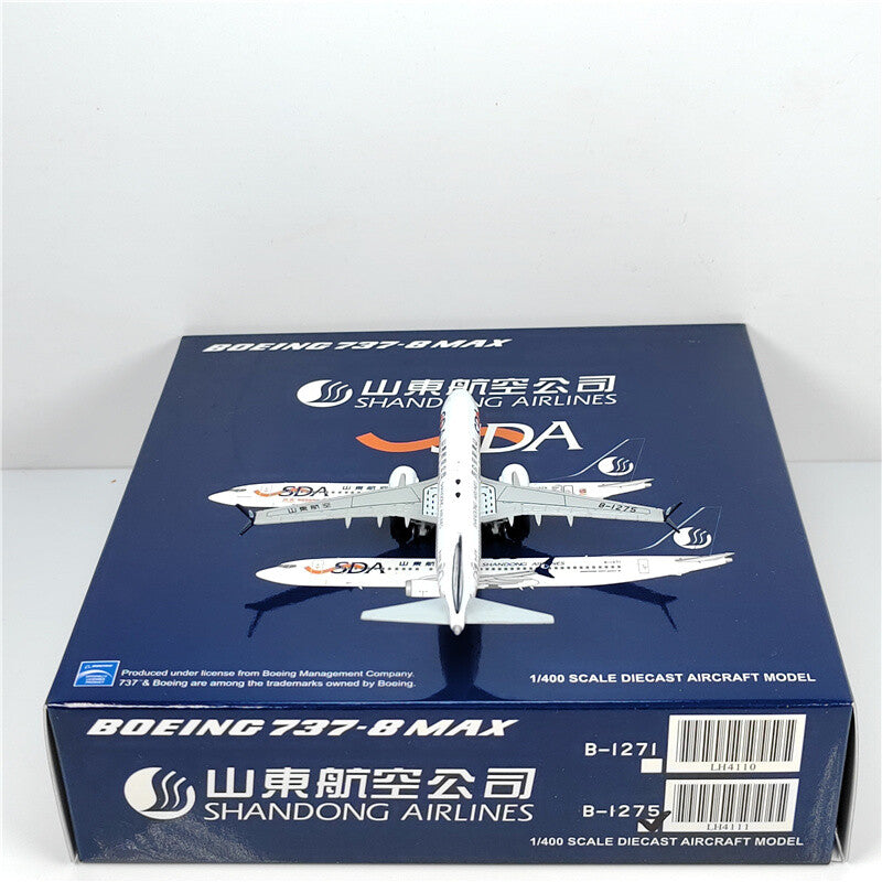 1:400 JC Wings SDA BOEING B737MAX8 Passenger Airplane Diecast Aircraft Model