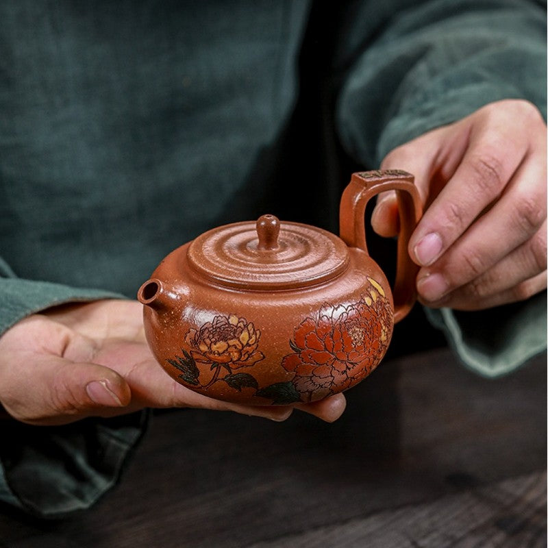 Yixing Original Jiangpo Clay Teapot "Peerless Beauty" Additive-Free Handmade Pot