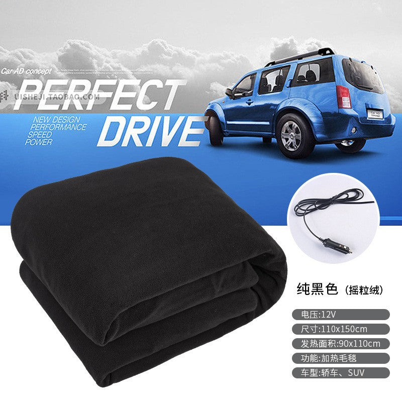 Car electric blanket 12v volt dedicated warm car for outdoor camping110*150cm