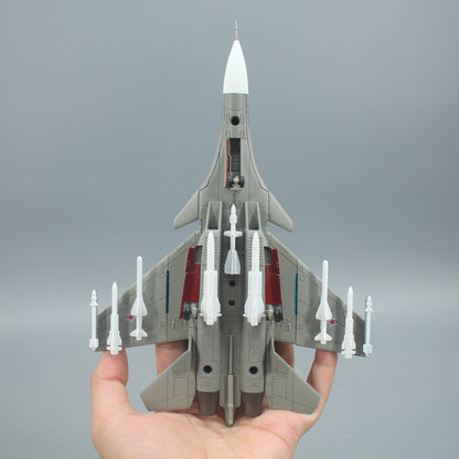 1:100 SU Carrier-based Fighter Jet Airplane Diecast Military Aircraft Model