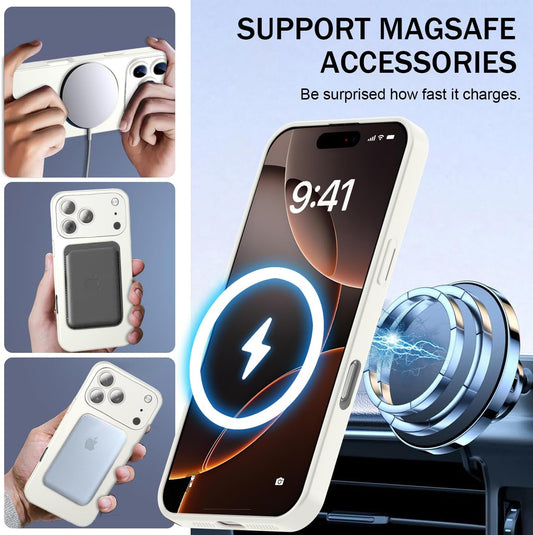 Magnetic for Iphone 17 Pro Max Case,Comes with Camera Lens Protector,Compatible