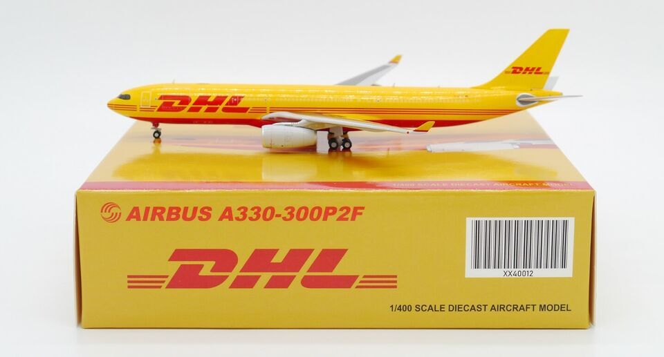 1:400 JC WINGS DHL AIRBUS A330-300F Airfreighter Airplane Diecast Aircraft Model