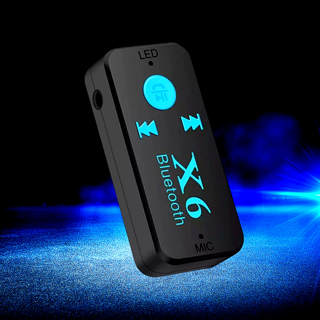 X6 Wireless Bluetooth 4.1 3.5mm AUX Audio Stereo Music Car Receiver Adapter Mic
