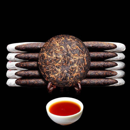 100/300/500g Banzhang Golden Buds Shu Puerh Tea Palace Qizi Fragrance Ripe Tea