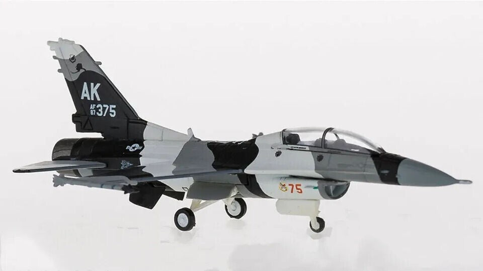 1:200 Hogan USAF Lockheed F-16D AK 375 Fighter Diecast Military Aircraft Model