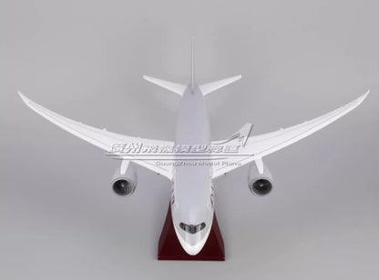 1:130 43CM QATAR BOEING 787 Passenger Plane Landing Gear Resin Aircraft Model