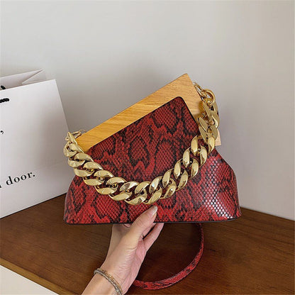 Vintage Evening Party Clutch Synthetic Leather Shoulder Crossbody Bags Handbags