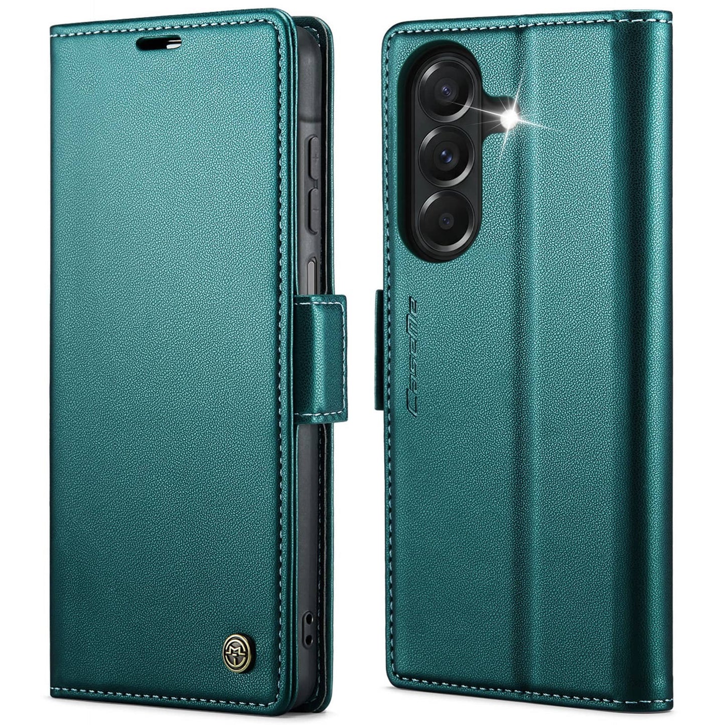 For Samsung Galaxy A27 Wallet Case with Card Holder, RFID Blocking Leather Cover