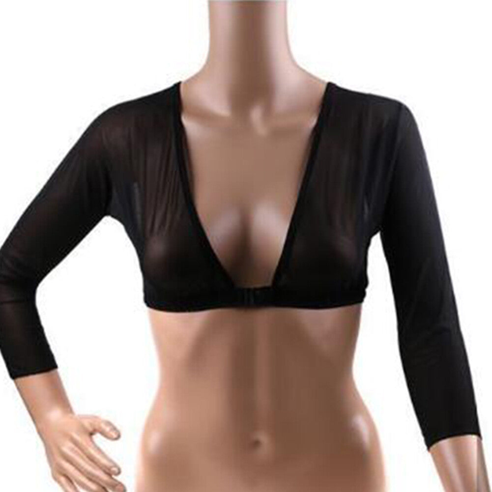 Women Bra Vest Sheer Crop Top T-Shirts Top Lingerie Sleeveless See Through