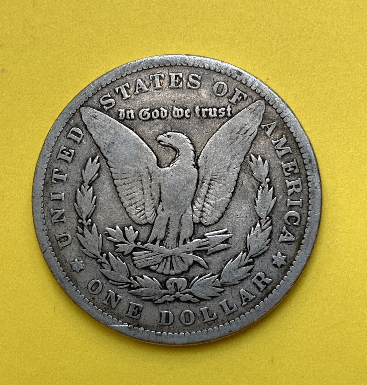 1884 USA Morgan Silver Dollar Philadelphia Mint Old Constitution Money 美国宪法摩根银元