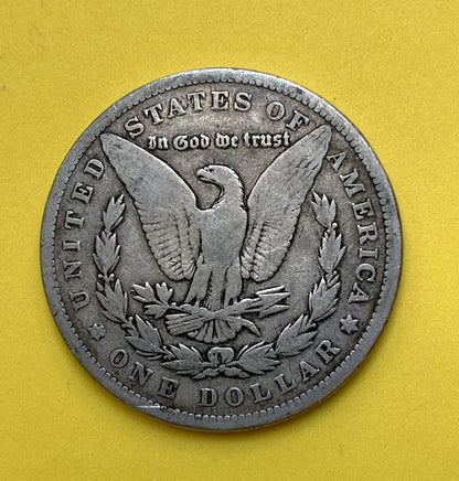 1884 USA Morgan Silver Dollar Philadelphia Mint Old Constitution Money 美国宪法摩根银元