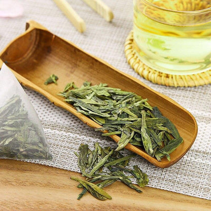 250g 2023 Spribg Fresh Dragon Well Green Tea Dragon Well Tea Bag 100 Pcs