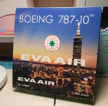 1:400 Phoenix EVA AIR BOEING 787-10 Passenger Airplane Diecast Aircraft Model