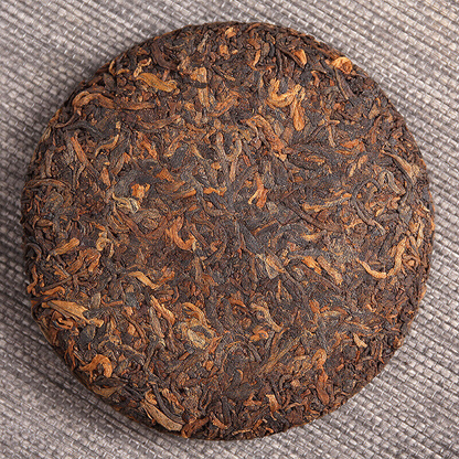100g Yunnan Pu'er Tea Menghai Ripe Tea Old Pu'er Jiao Mu Ripe Tea Cake