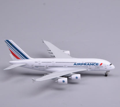 20CM AIR FRANCE AIRBUS A380 Passenger Aircraft Plane Diecast Airplane Model