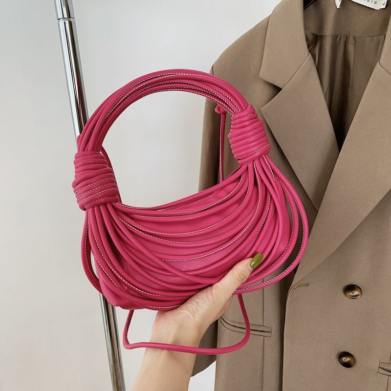 Unique Tassel Handbag Woven Purse Shoulder Bag Messenger Bags Polyester Knitting