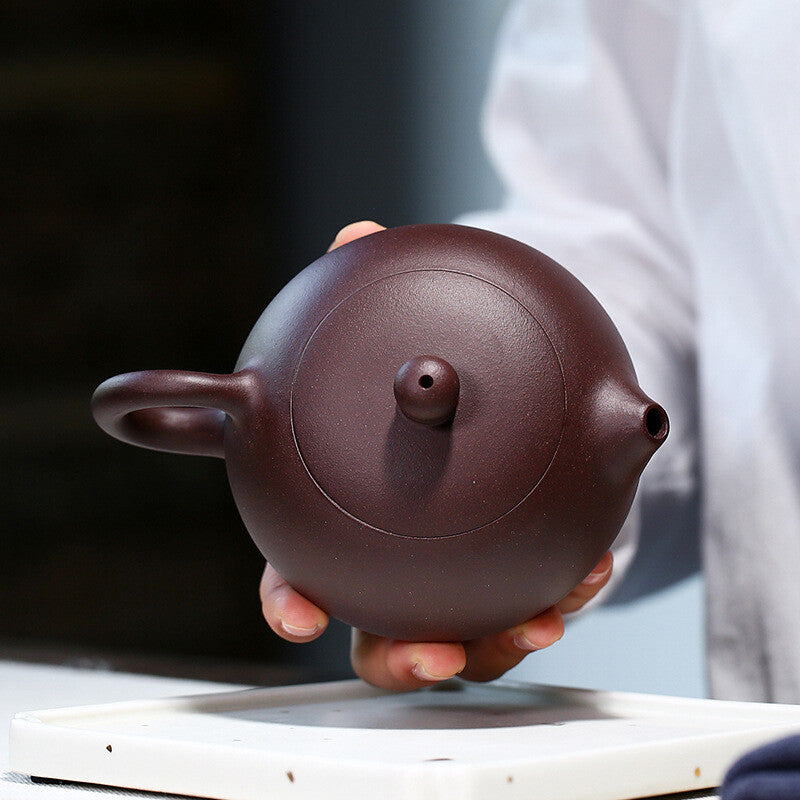 300ml Tea Pot Marked Original Ore Real Yixing Zisha Pot With Ball Holes Big Pot