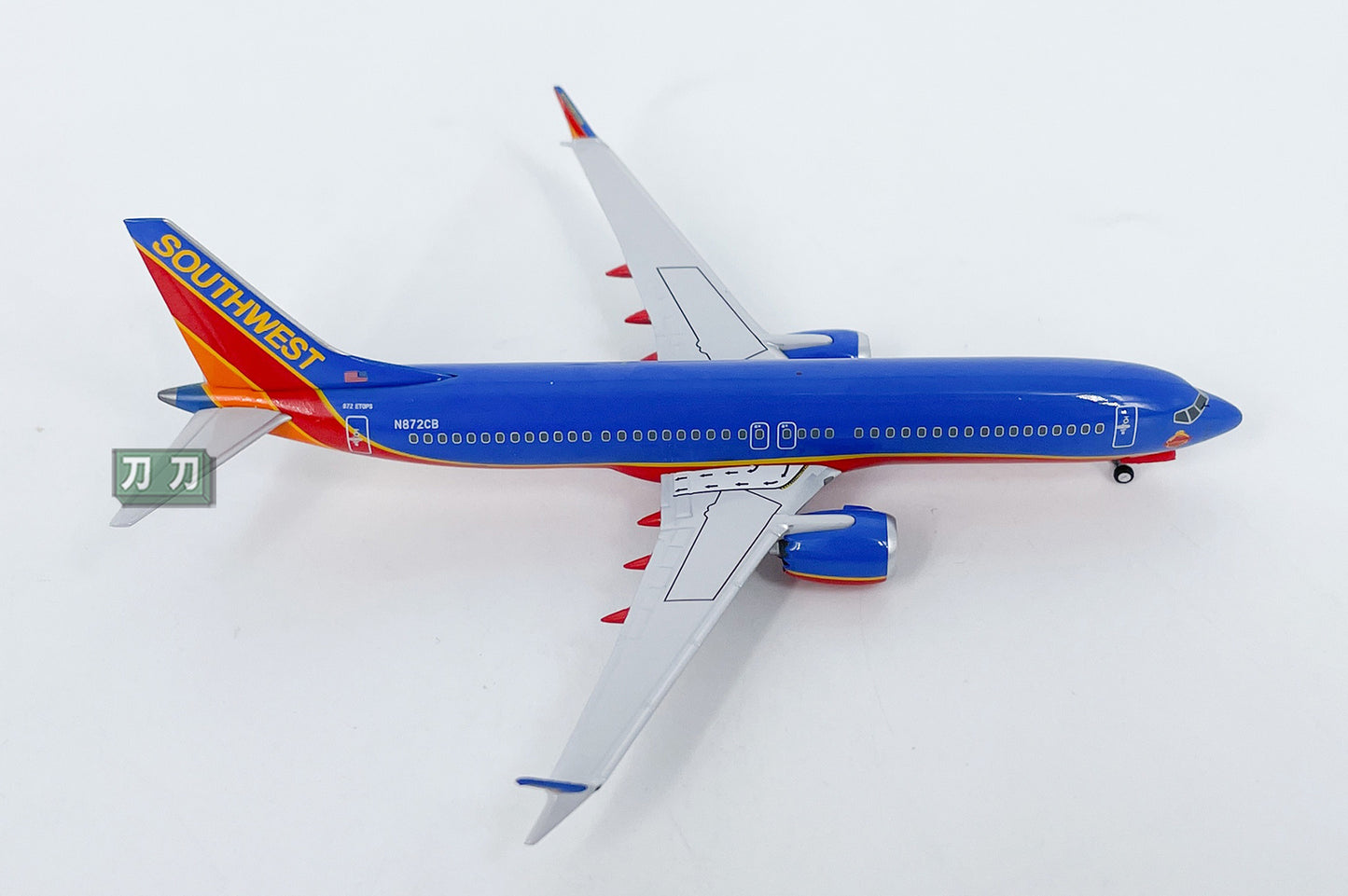 1:400 NG Lite SOUTHWEST AIRLINERS B737MAX8 Passenger Airplane Diecast Model