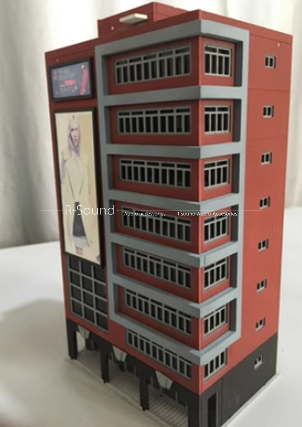 1/150 City Scenes Sandbox Building Model High-rise Plastic Assembled Buildings