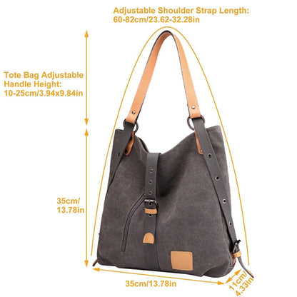 Women Handbag Shoulder Bag Lady Tote Purse Canvas Backpack Girl Fashion Bag Gift