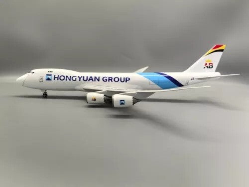 1/140 Belgian Cargo 747-8F Aircraft Model Airplanes Without Lights Toy Ornament