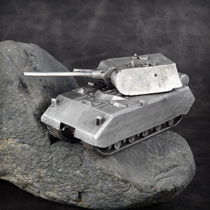 NEW 1:72 WW II Germany Panzer VIII Maus Heavy Tank Model All-metal Silver
