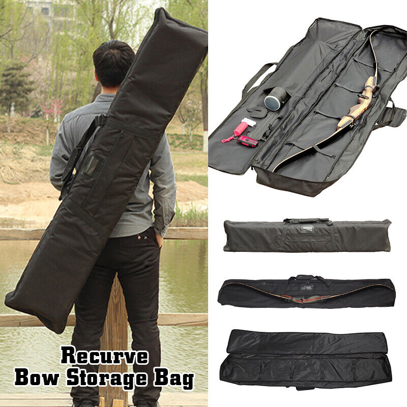 Archery Recurve Bow Storage Bag Hunting Sport Carry Case Hand Shoulder Case Bag