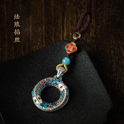New Good Luck Keychain Feng Shui Amulet Luck Car Keychain