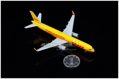 1:400 JC Wings DHL AIR AUSTRIA BOEING 757-200PCF Aircraft Diecast Airplane Model