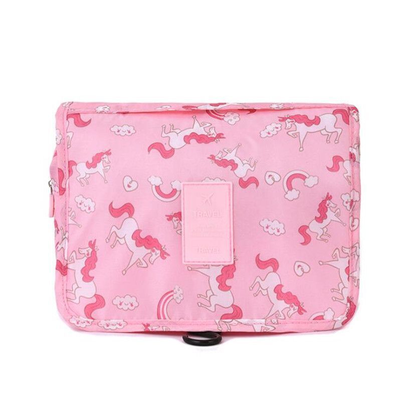 Traveling Cosmetic Bag Nylon Waterproof Makeup Purse Storage Pouch 24*9*18.5 CM