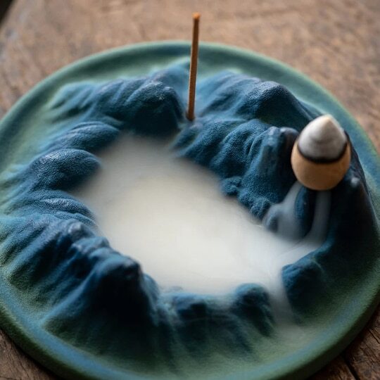 Ceramic Stick Incense Burner Holder Creative Mountain Home Incense Burner