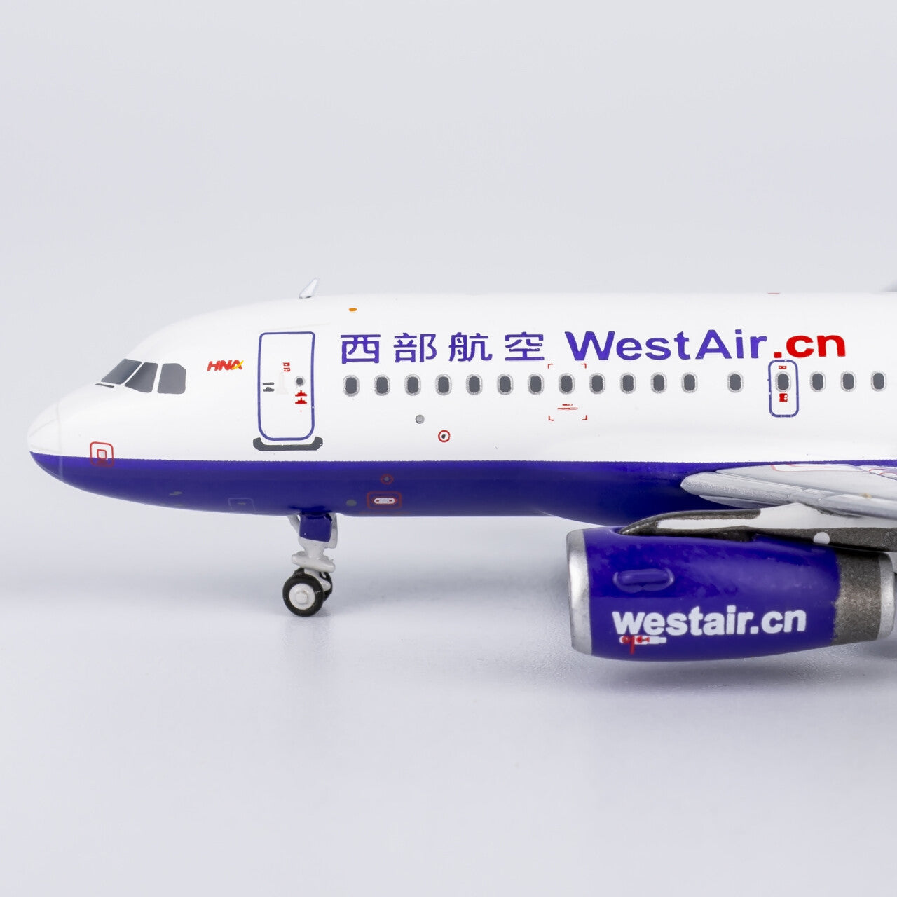1:400 NGmodels West Air Airbus A319 Passenger Airplane Diecast Model