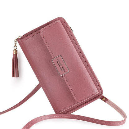 Mini Handbag Wallet Crossbody Shoulder Purse Synthetic Leather Card Holder 1 PC