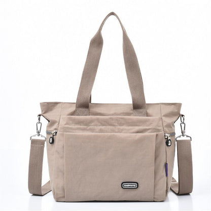 Fall Large Capacity Travel Shoulder Bag Canvas Casual Tote Purse Handbag Nylon