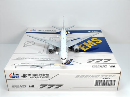 1:400 JC Wings EMS BOEING B777-200LRF Passenger Airplane Diecast Aircraft Model