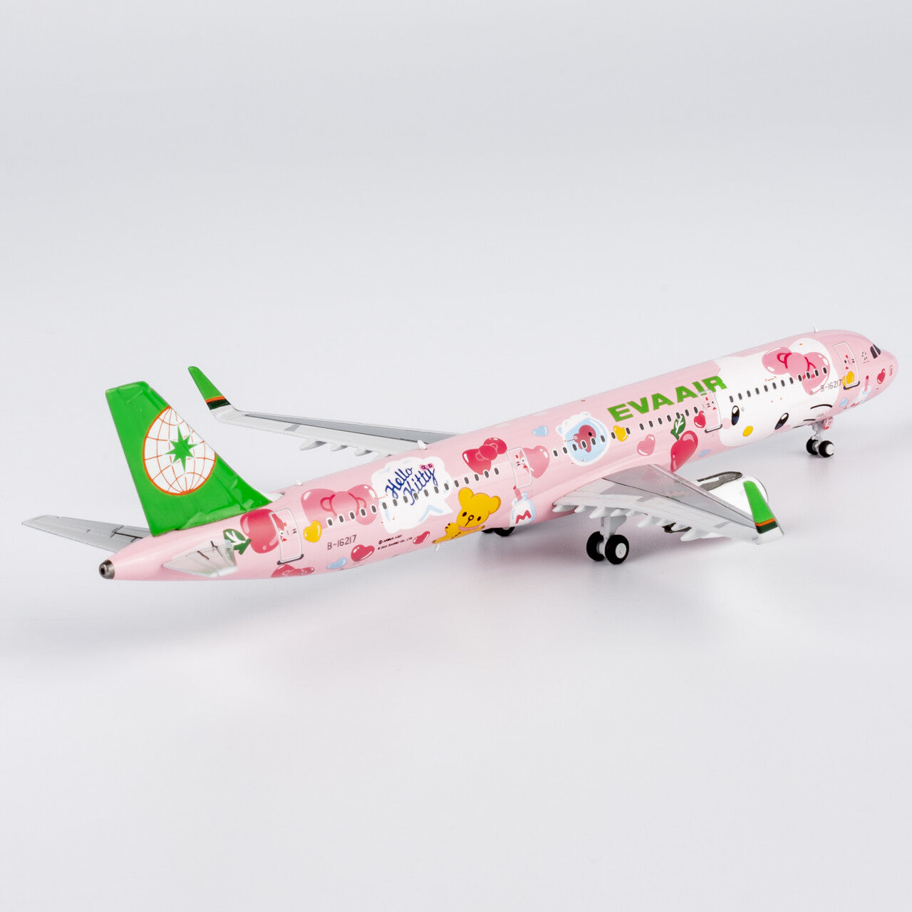 1:400 NGmodels EVA Air Airbus A321 Passenger Airplane Diecast Plane Model