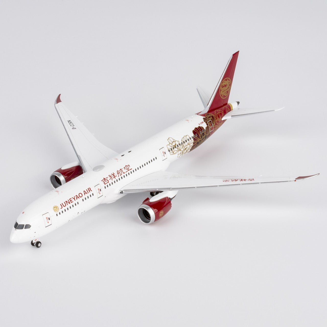1:400 NGmodels Juneyao Airlines B787-9 Passenger Airplane Diecast Plane Model