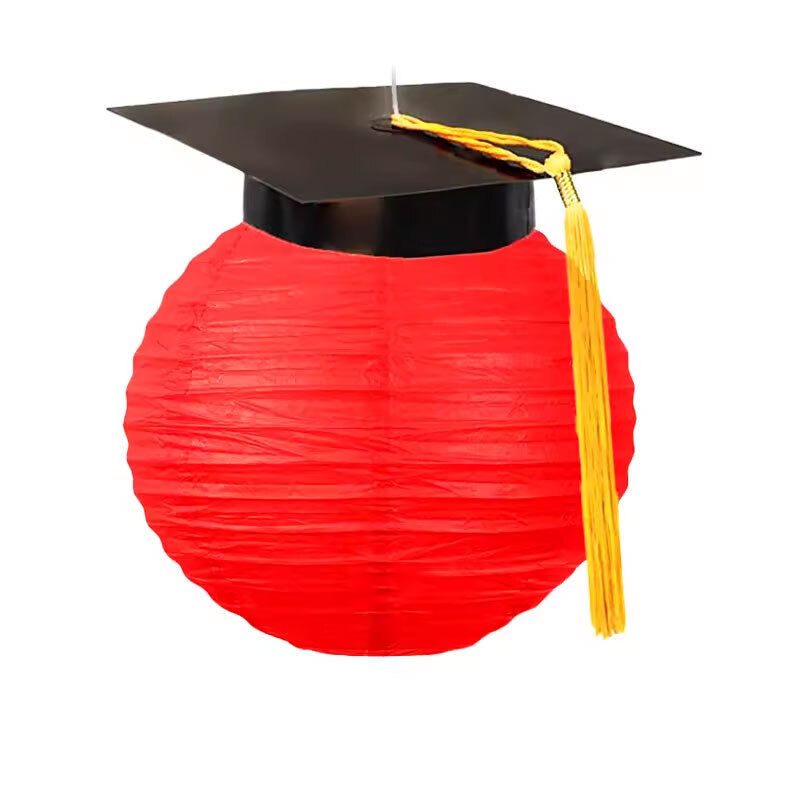 Graduation Party Ceremony Lantern Doctoral Hat Lantern Photography Prop Decor