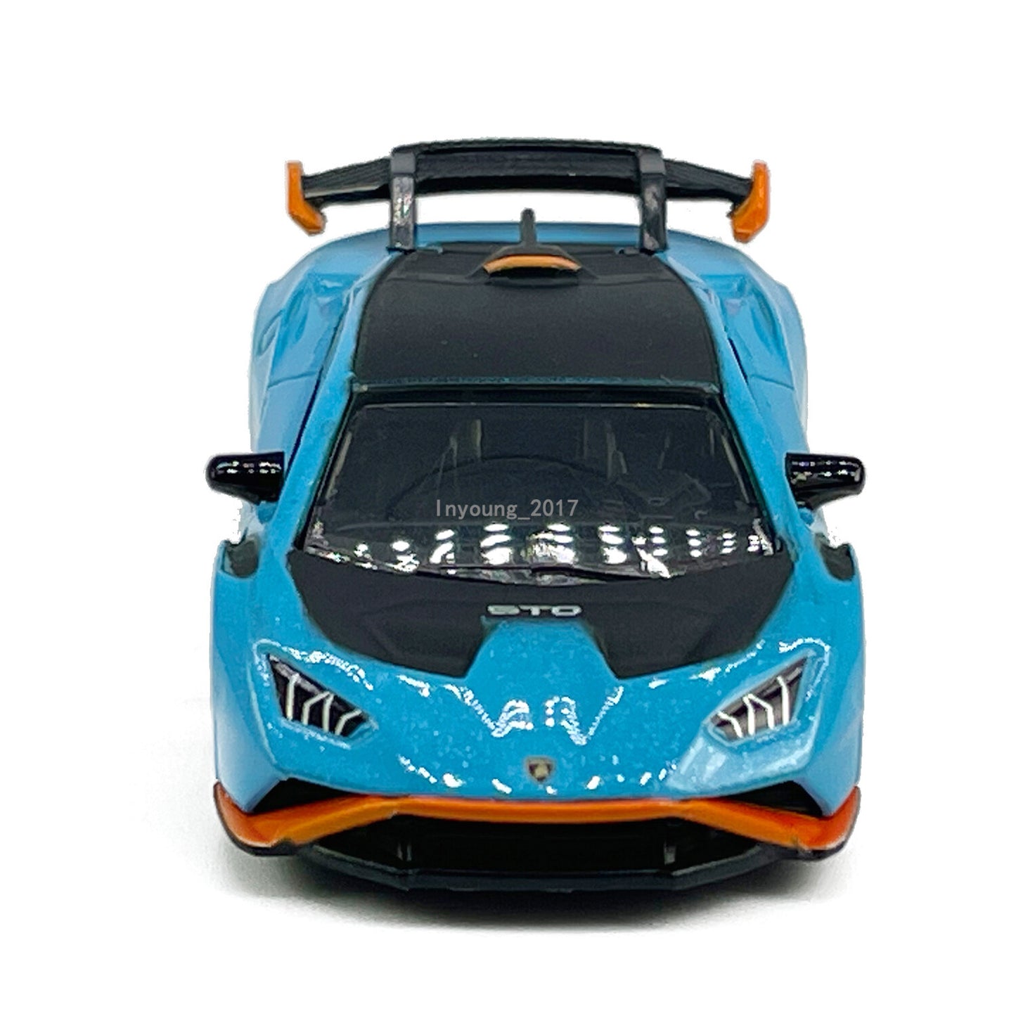 1/64 Lamborghini Huracan STO Model Car Diecast Toy Cars Toys for Boys Kids Blue